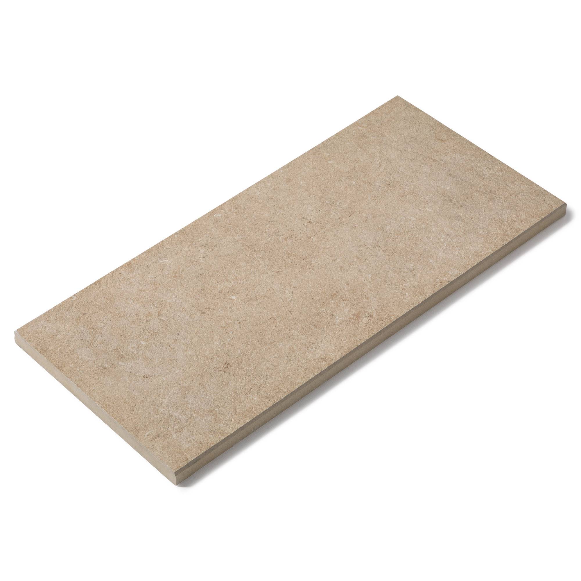 Margelle de piscine effet Pierre Beige Cotto 60x28x2 cm Bord Droit Pietra  - RO'MA CARRELAGE - Image 3