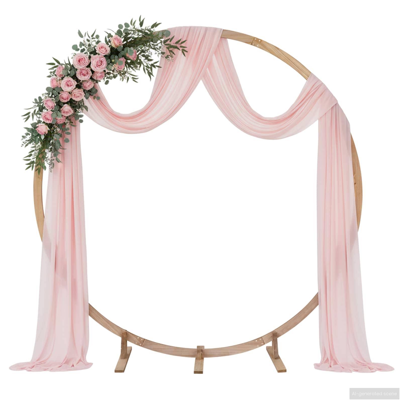 Arche de jardin en bois de pin pour mariage et décoration extérieure 224x80x220 cm - ComfortXL Outdoor Living - Image 3