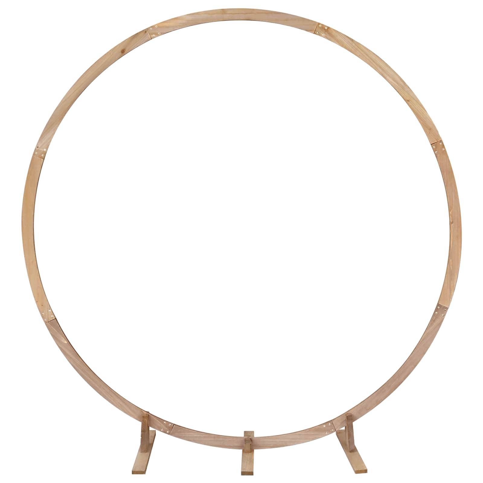 Arche de jardin en bois de pin pour mariage et décoration extérieure 224x80x220 cm - ComfortXL Outdoor Living - Image 2