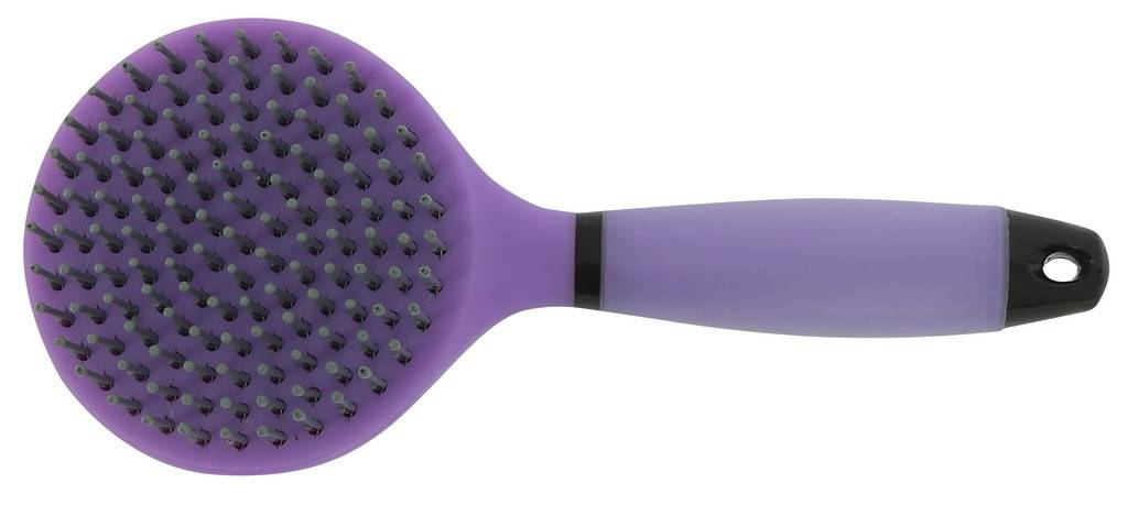 Brosse à crinière Hippotonic Gel - Soin des crins du cheval - Violet