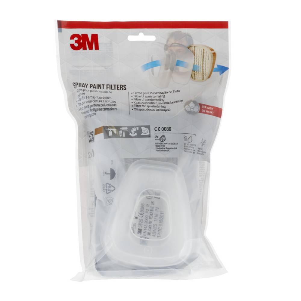 Kit cartouches peinture et vernis A2P2 3M - Image 2