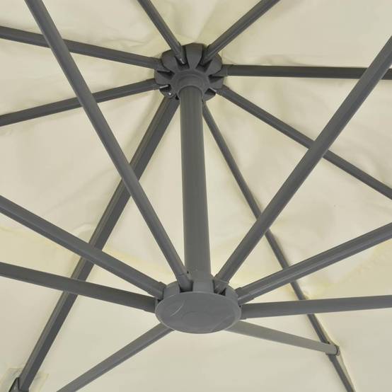 PANGIVO - Parasol déporté aluminium sable 400 x 300 x 268 cm - PANGIVO - Image 6