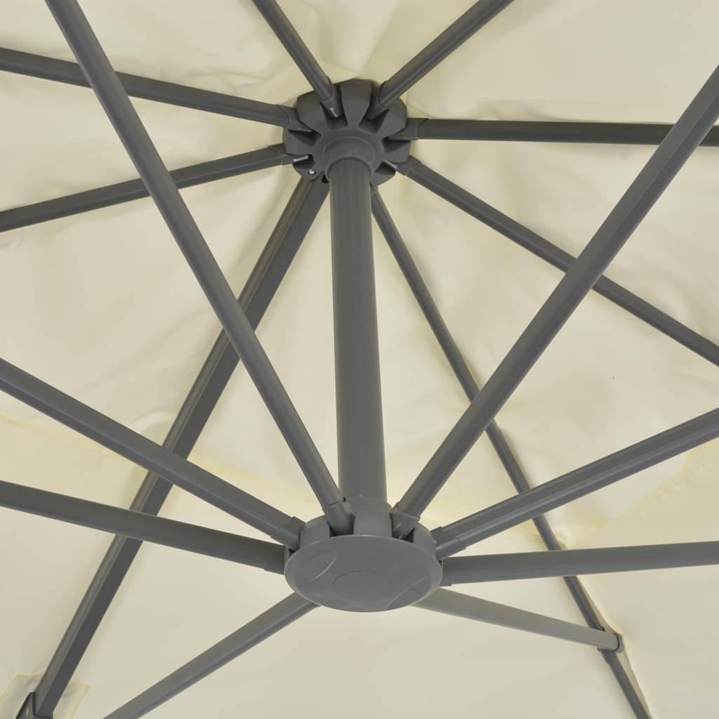 PANGIVO - Parasol déporté aluminium sable 400 x 300 x 268 cm - PANGIVO - Image 6