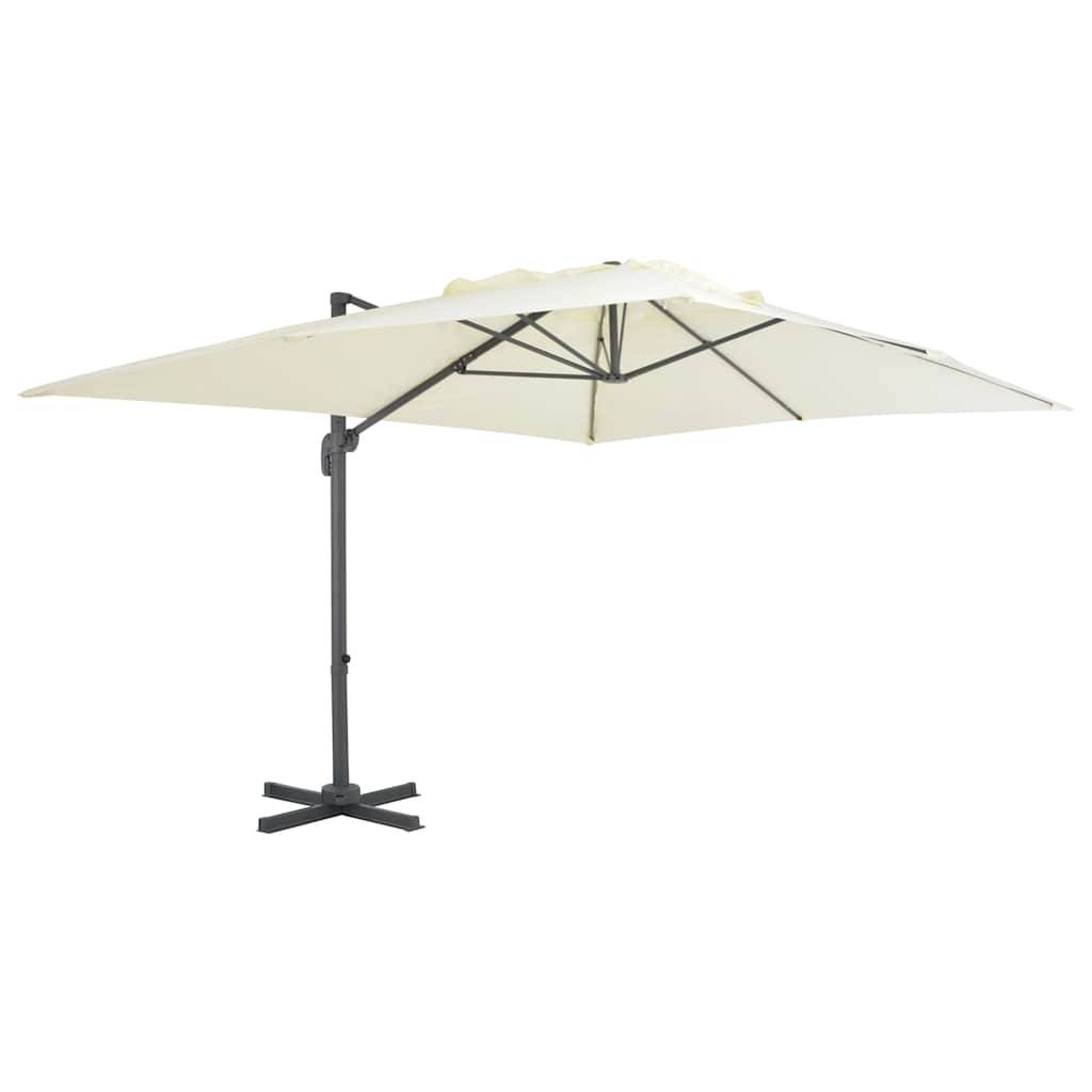 PANGIVO - Parasol déporté aluminium sable 400 x 300 x 268 cm - PANGIVO - Image 1