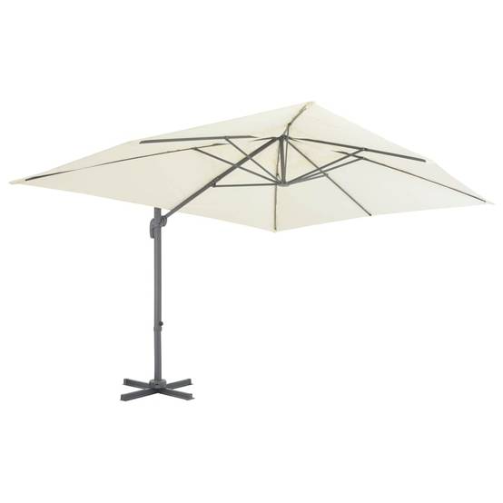 PANGIVO - Parasol déporté aluminium sable 400 x 300 x 268 cm - PANGIVO - Image 2