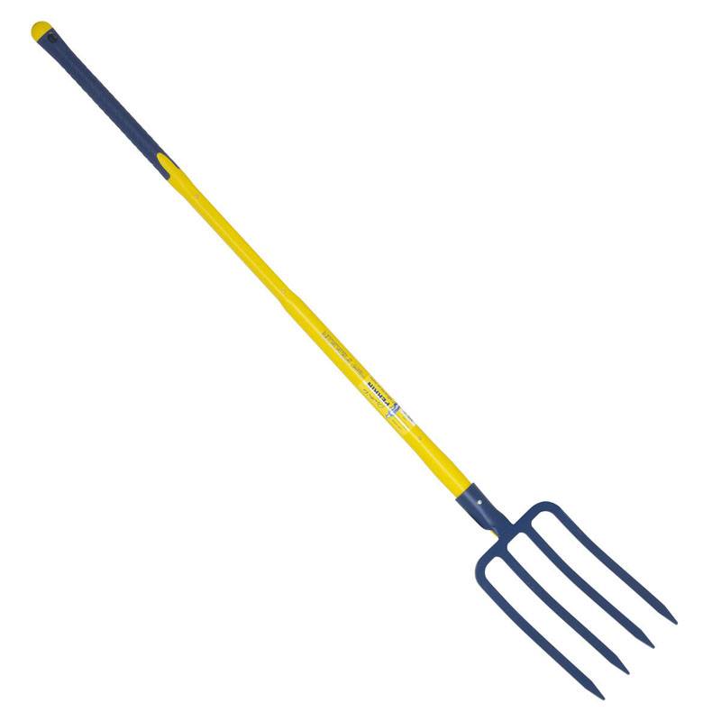 Outils Perrin - Fourche a becher a douille - manche trigripp pomme 110 - 4 dents triangulaires Outils Perrin