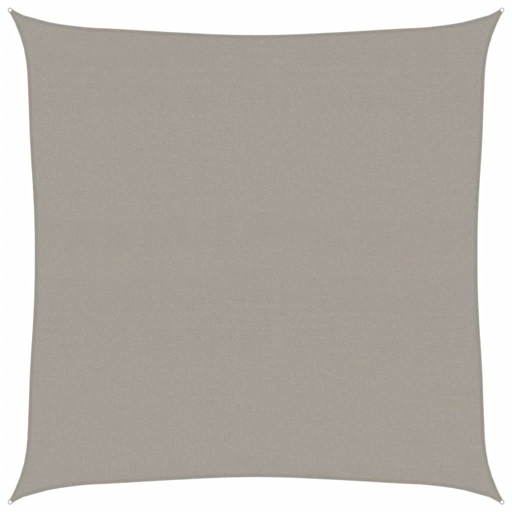 Voile d'ombrage PEHD gris clair 500 x 500 cm - PANGIVO - Image 1