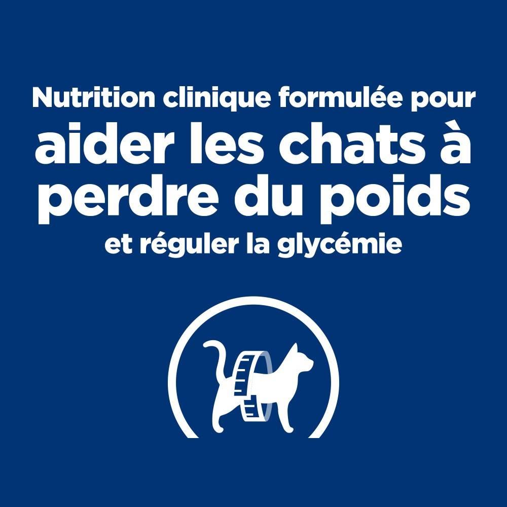 CROQUETTES CHAT ADULT PRESCRIPTION DIETS M/D DIABETES / WEIGHT MANAGEMENT - HILL'S 1,5 kg - Image 2