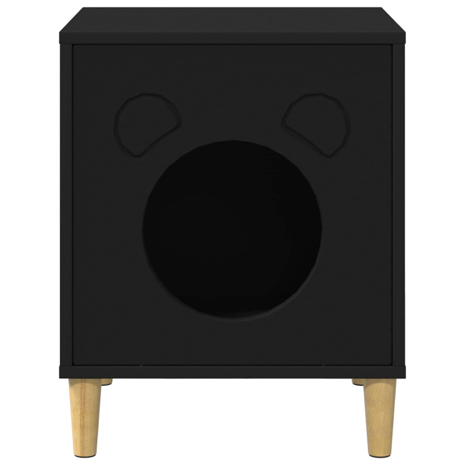 Chatiere bois noir  42,5 x 40 x 53 cm  - Prolenta premium p336.2 - Image 5