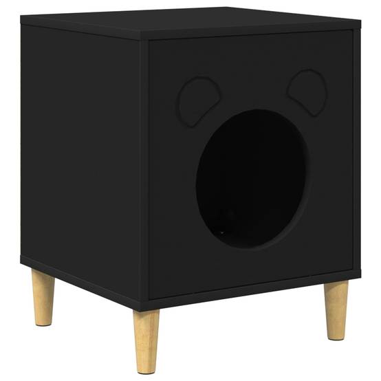 Chatiere bois noir 42,5 x 40 x 53 cm - Prolenta premium p336.2 - Image 1