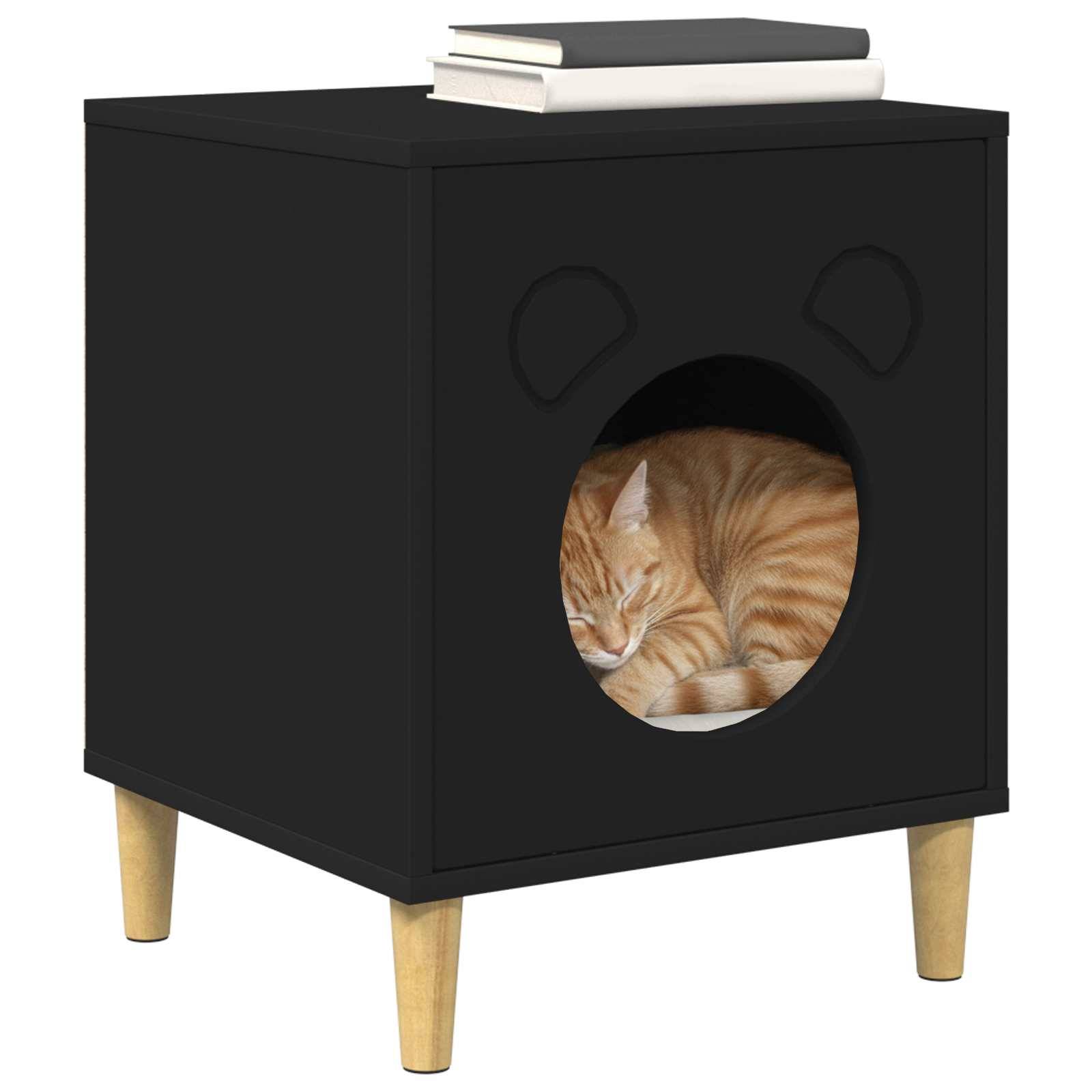 Chatiere bois noir  42,5 x 40 x 53 cm  - Prolenta premium p336.2 - Image 3