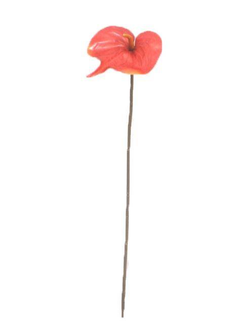 Artificielles - Anthurium artificiel H 67 cm Rouge - dimhaut: H 67 cm - couleur: Rouge 755 - Imagen 2