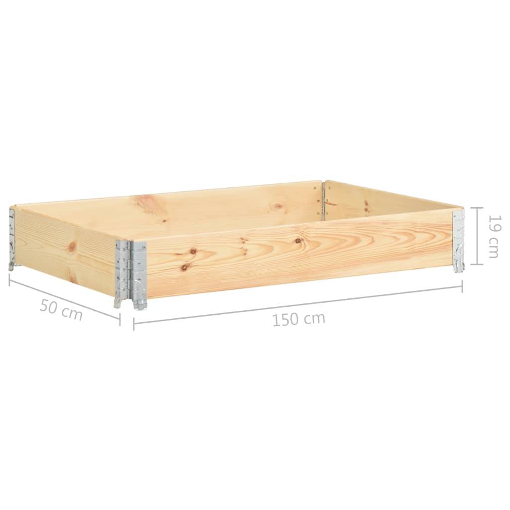 Helloshop26 - Jardinière surélevée 50 x 150 cm bois de pin solide - Imagen 6