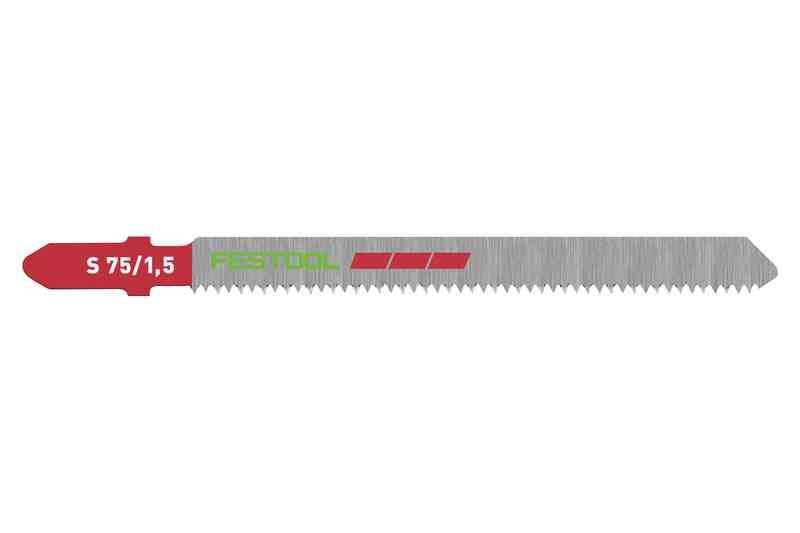 Lame de scie sauteuse S 75/1,5/5 FESTOOL - carte de 5 pièces - 204268