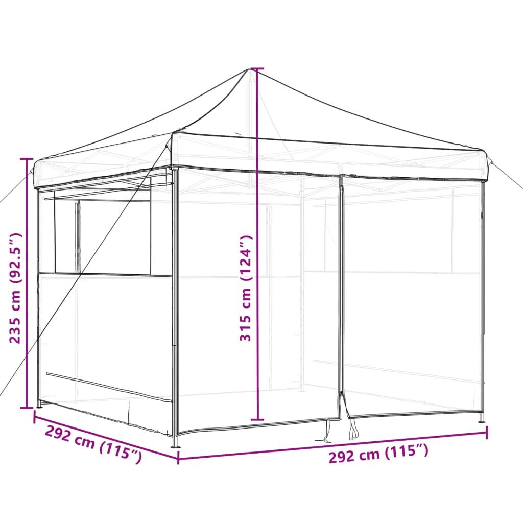 Maison Chic - Tente de réception pliable escamotable avec 4 parois latérales Maison Chic - Image 10