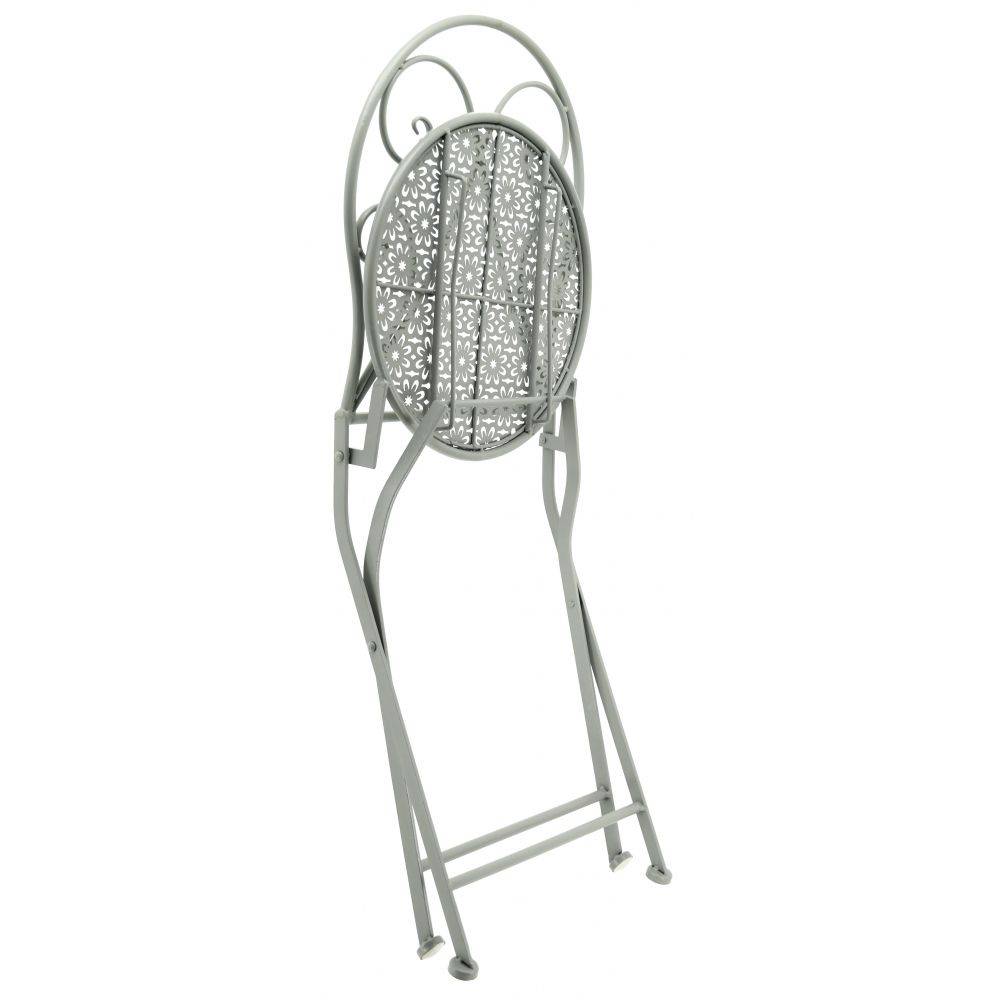 Aubry Gaspard - Chaise en métal forgé pliante Romantic - Imagen 2