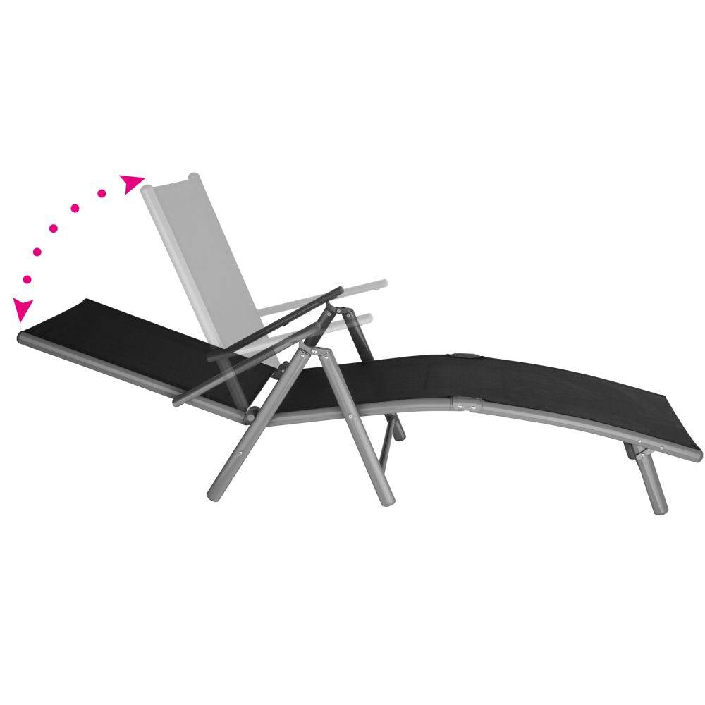 Helloshop26 - Transat bain de soleil meuble jardin gris foncé - Imagen 2