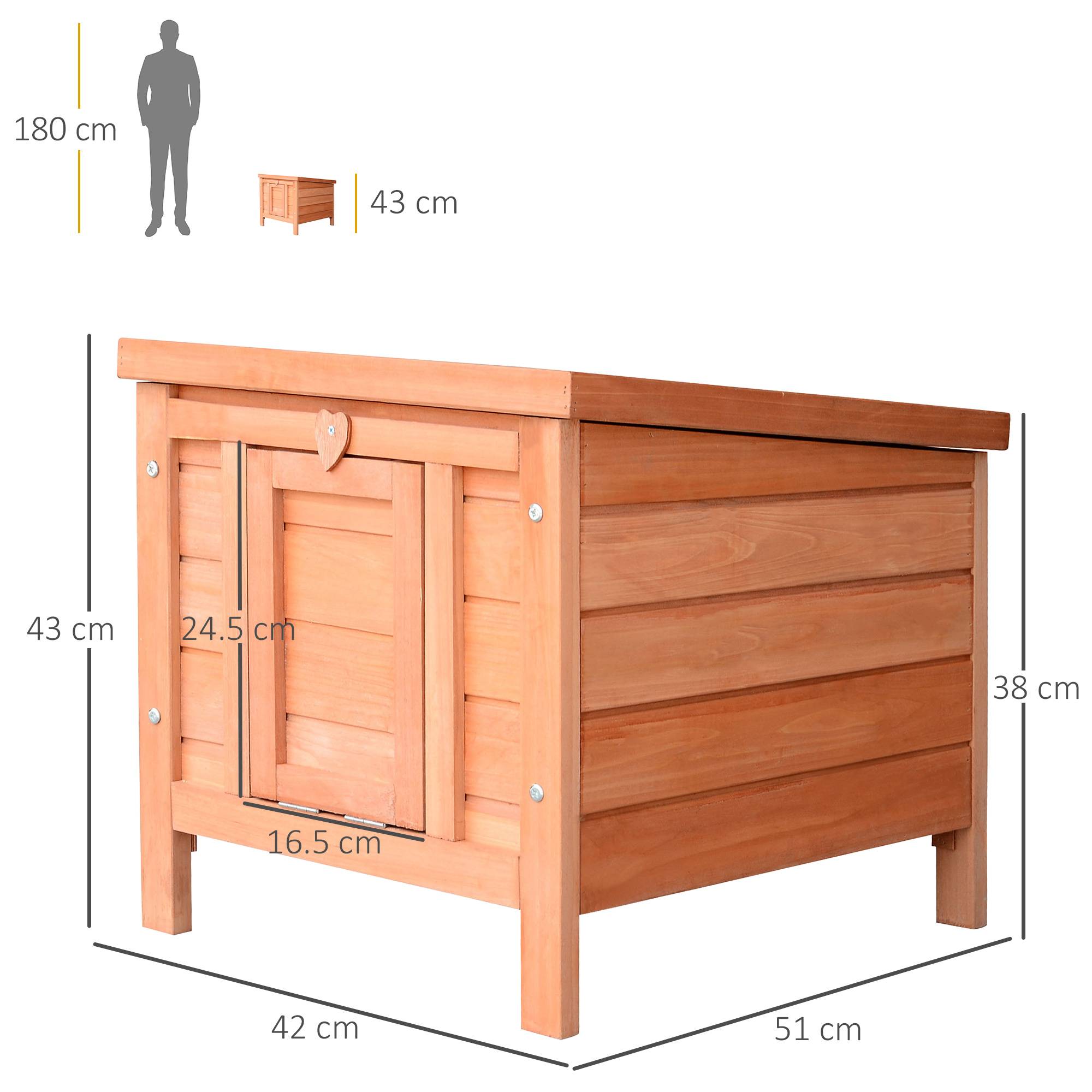 Clapier lapin rongeurs bois extérieur toit asphalte rampe antidérapante 51x42x43cm - ComfortXL Outdoor Living - Image 5