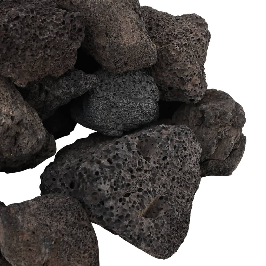 Pierres de Lave pour Aquascaping et Paillage Décoratif 10 kg Noir 5-8 cm - ComfortXL Outdoor Living - Image 5