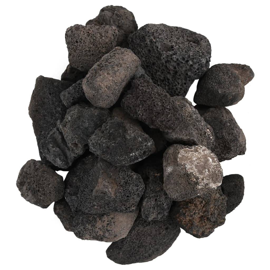 Pierres de Lave pour Aquascaping et Paillage Décoratif 10 kg Noir 5-8 cm - ComfortXL Outdoor Living - Image 4