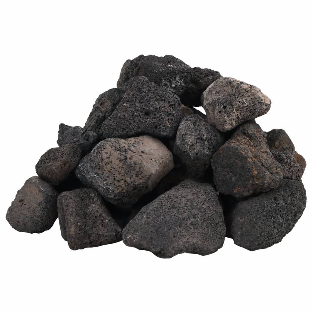 Pierres de Lave pour Aquascaping et Paillage Décoratif 10 kg Noir 5-8 cm - ComfortXL Outdoor Living - Image 3