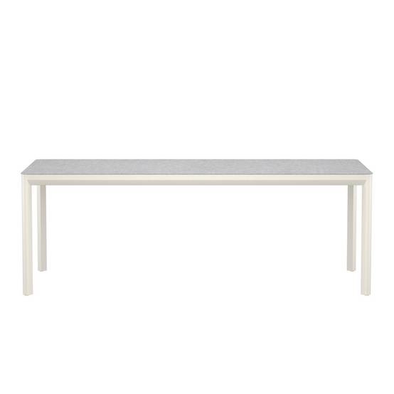 Paris Prix - Table de Jardin "Lino" 220cm Beige - Image 2