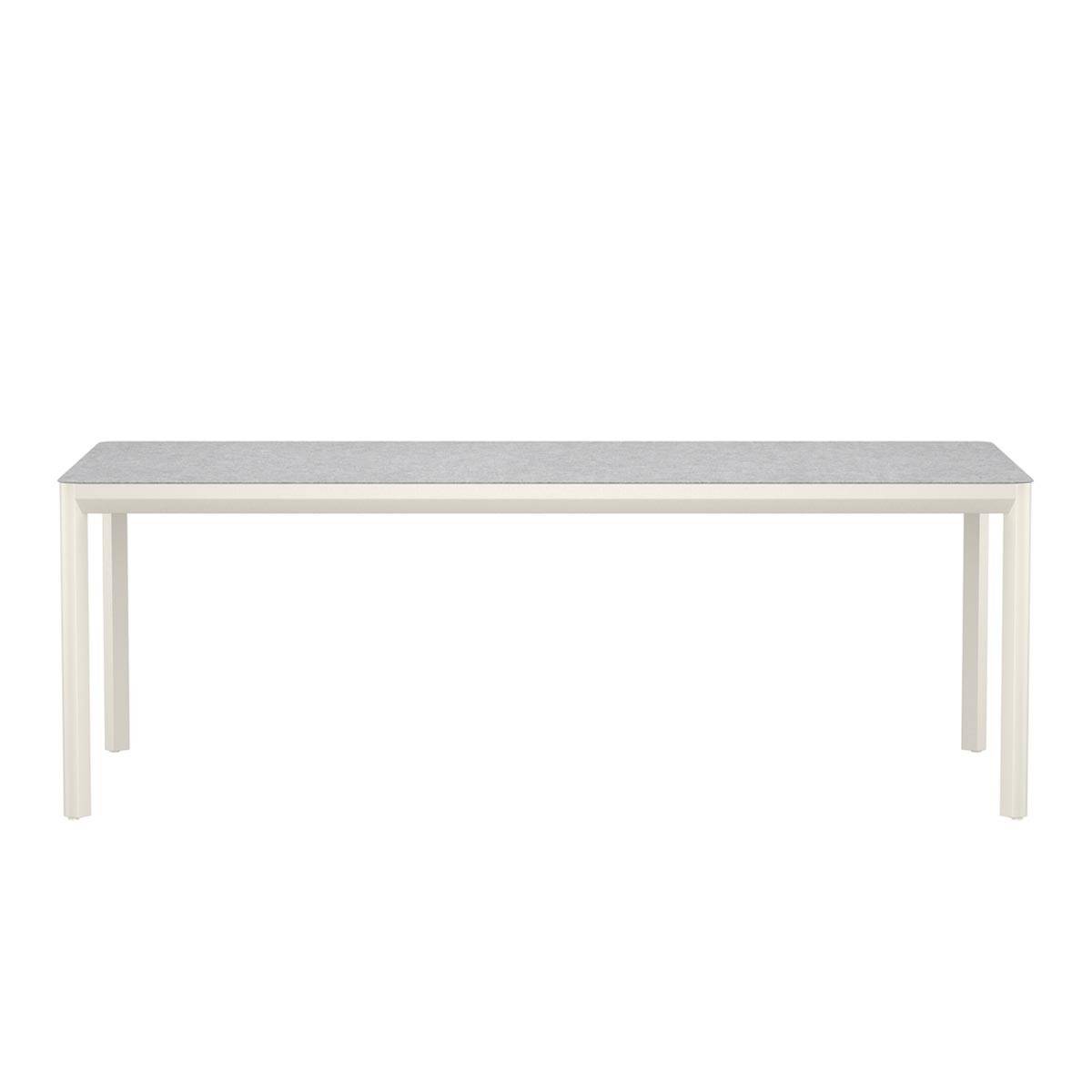 Paris Prix - Table de Jardin "Lino"  220cm Beige - Image 2