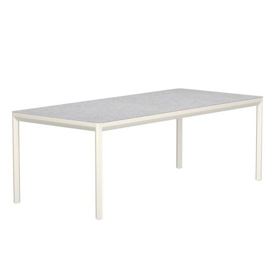Paris Prix - Table de Jardin "Lino" 220cm Beige - Image 1