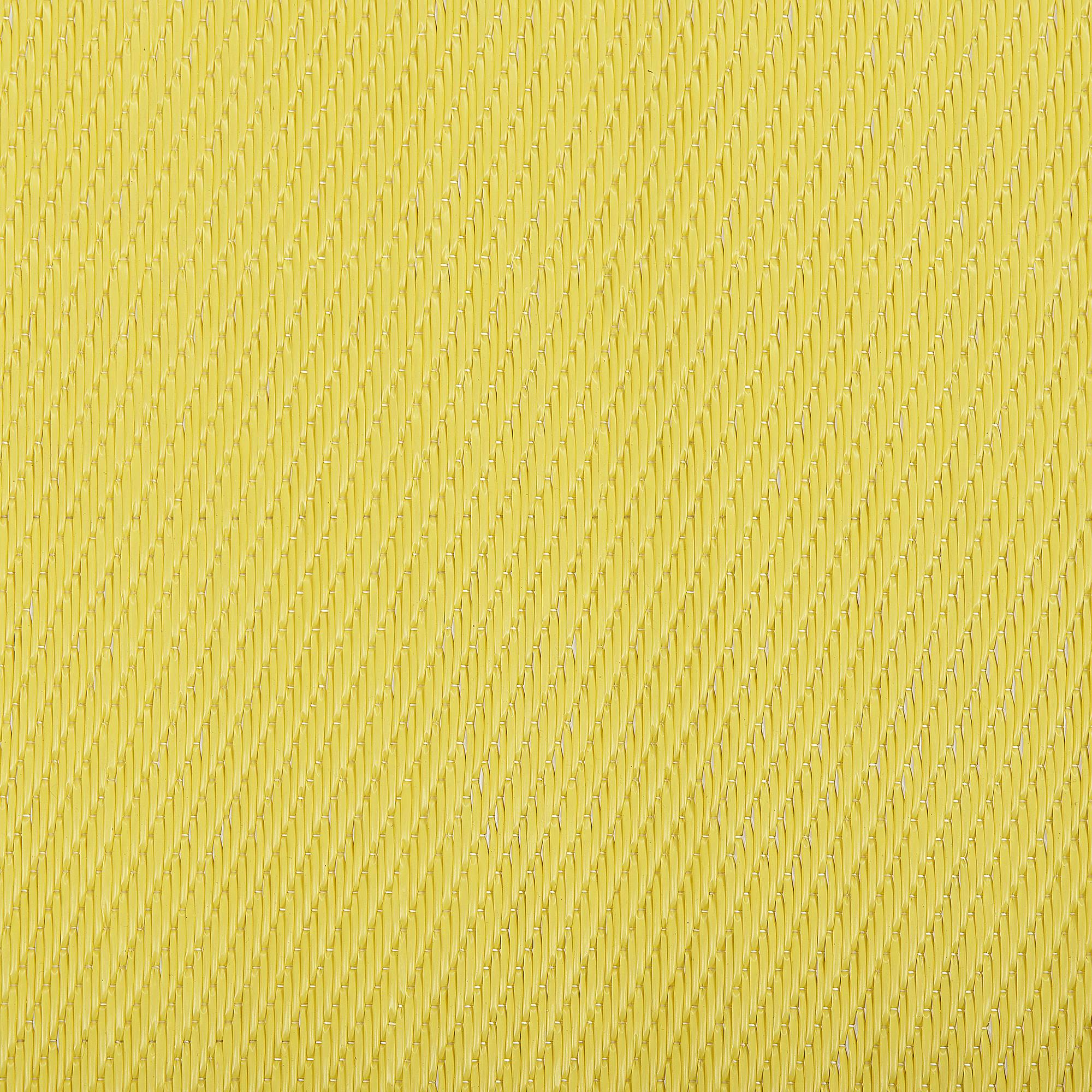 Beliani - Tapis Extérieur et Intérieur Jaune en Polypropylène Motif Uni pour Salon ou Terrasse au Style Minimaliste Moderne 120 x 180 cm Beliani - Imagen 6