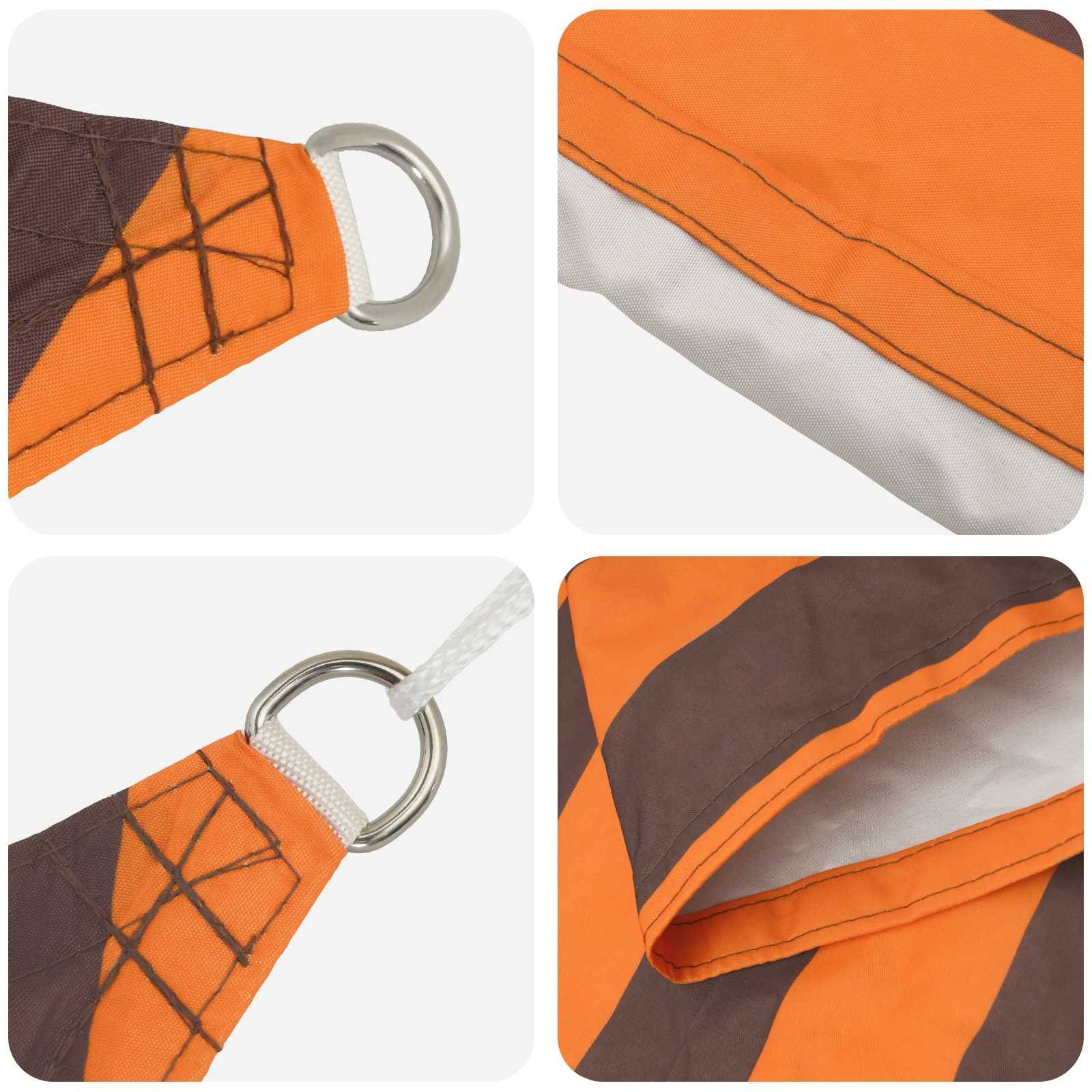 Voile d'ombrage polyesters oxford rectangulaire, Poids:3.02kg - PANGIVO - Image 3