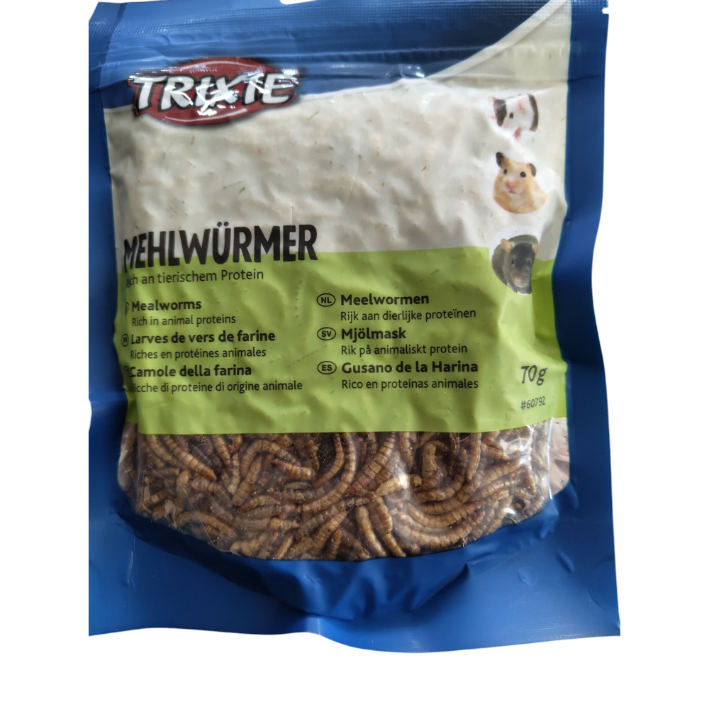 Trixie - Trixie - Larves de vers de farine séchées 70 g - Imagen 3