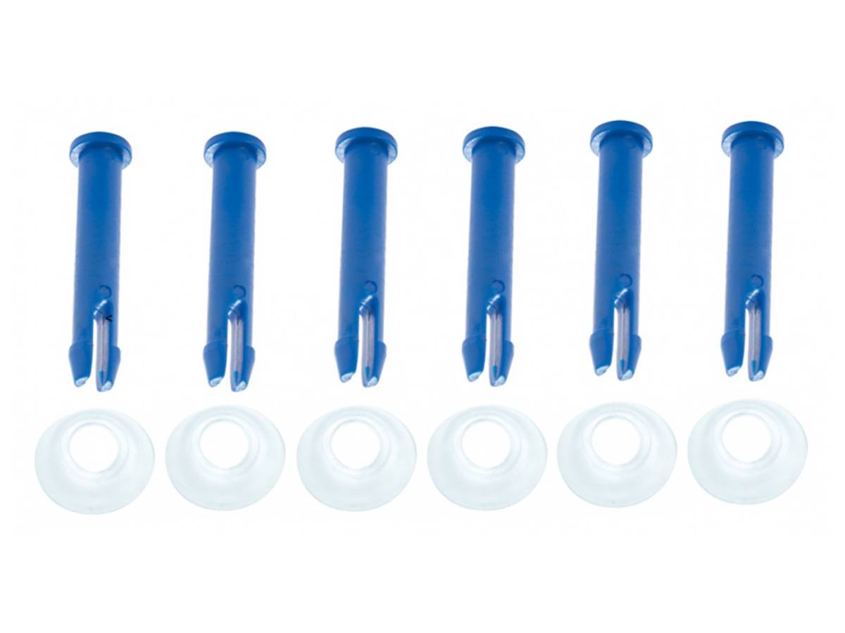 Bestway - Lot de 6 goupilles + joints pour piscines tubulaires Steel Pro Ø 2,74 / 3,05 / 3,66 / 3,96 m - Bestway - Imagen 1