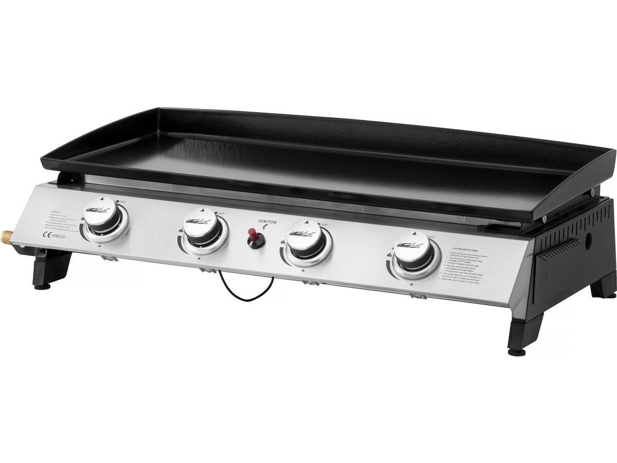 Habitat Et Jardin - Plancha à Gaz Avec 4 Brûleurs En Métal "jolly" - 10 Kw - Gris -habitat Et Jardin - Image 3