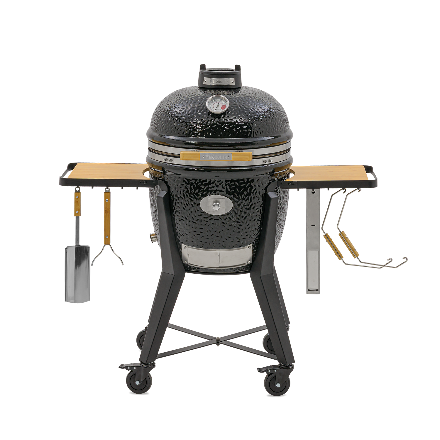 Kamado Monolith TWO.66 Noir + Chariot - Image 1