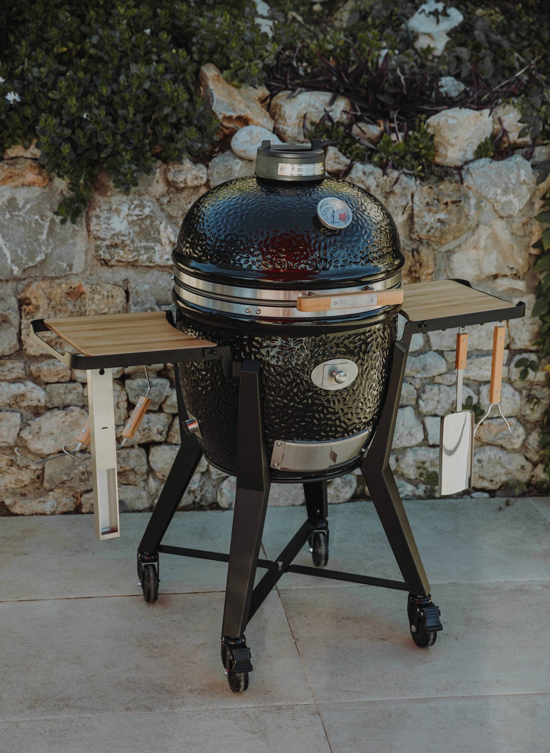 Kamado Monolith TWO.66 Noir + Chariot - Image 3