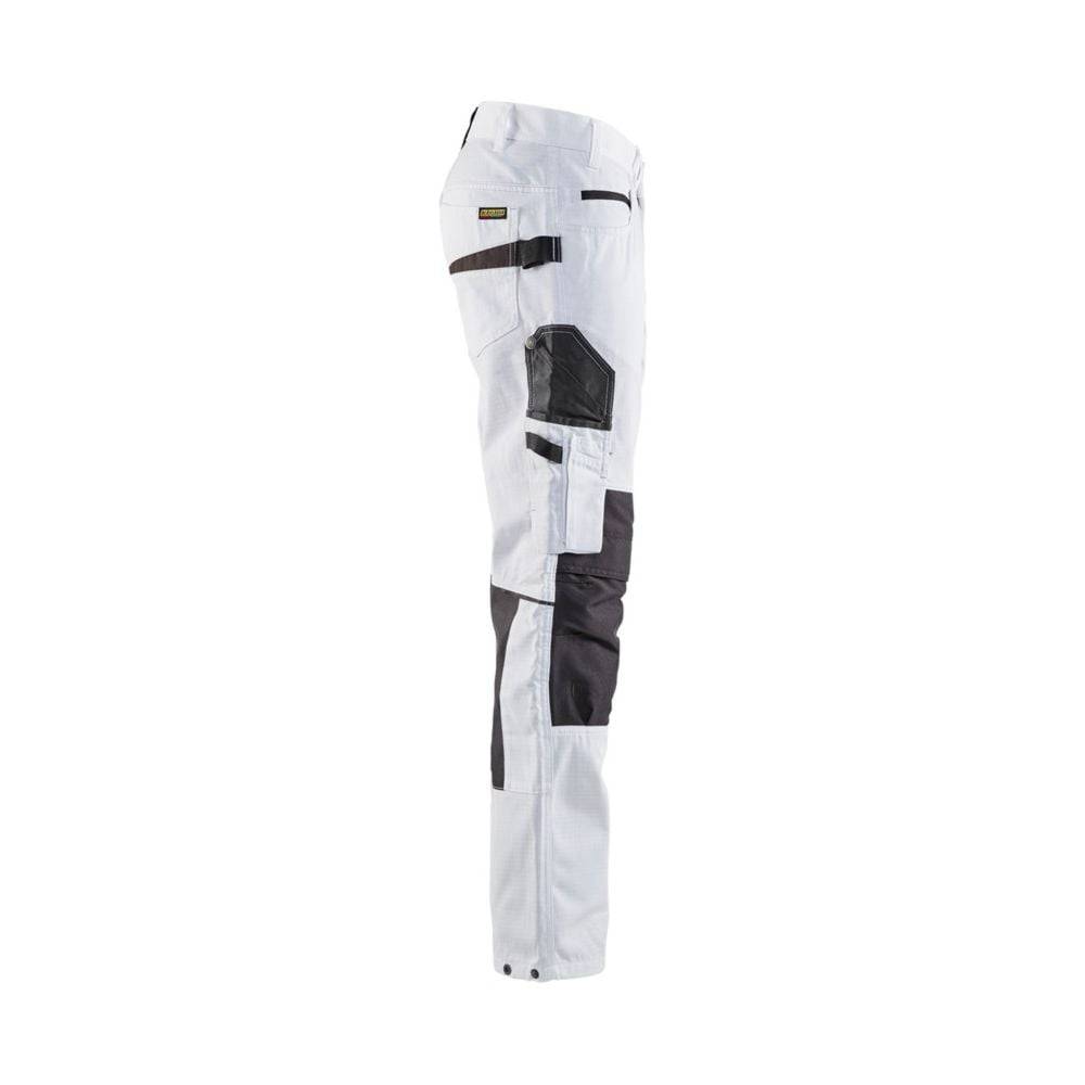 Pantalon de travail peintre Blaklader +STRETCH Blanc / Gris 42 - Image 3