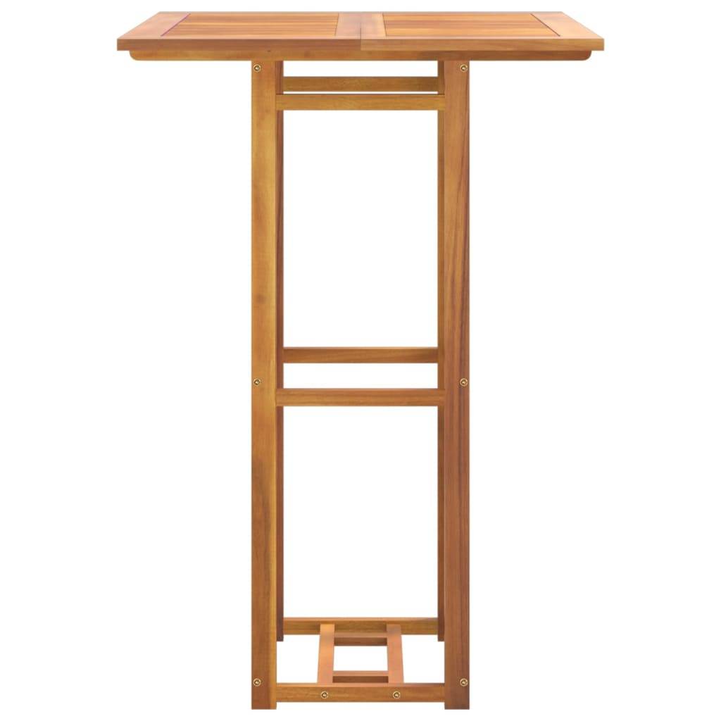 Helloshop26 - Ensemble de bar d'extérieur 5 pièces bois d'acacia massif - Imagen 6