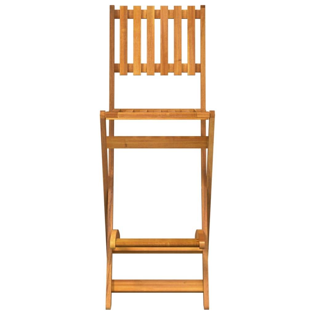 Helloshop26 - Ensemble de bar d'extérieur 5 pièces bois d'acacia massif - Imagen 4