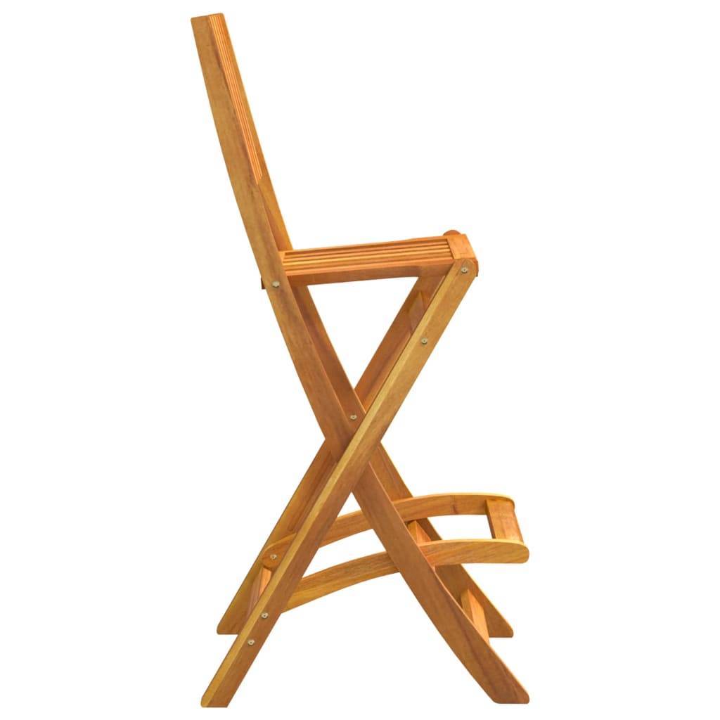 Helloshop26 - Ensemble de bar d'extérieur 5 pièces bois d'acacia massif - Imagen 5