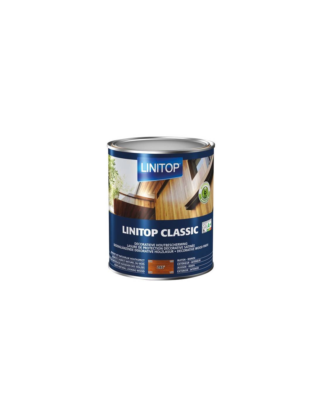 Durieu Linitop Classic Lasure Satin 2.5l Teck - Linitop