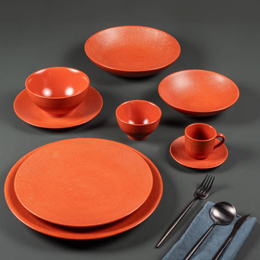 Table Passion - Saladier Vésuvio terra 24 cm - Image 2