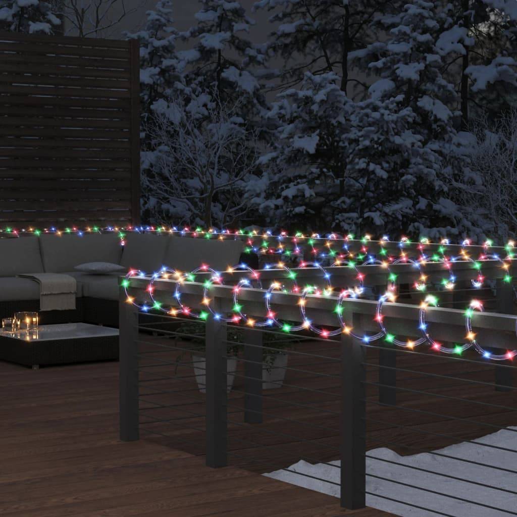 Cordon Lumineux LED PVC Flexible 120 LED Déco Fête Multicolore 5m – ComfortXL Outdoor Living - Image 1