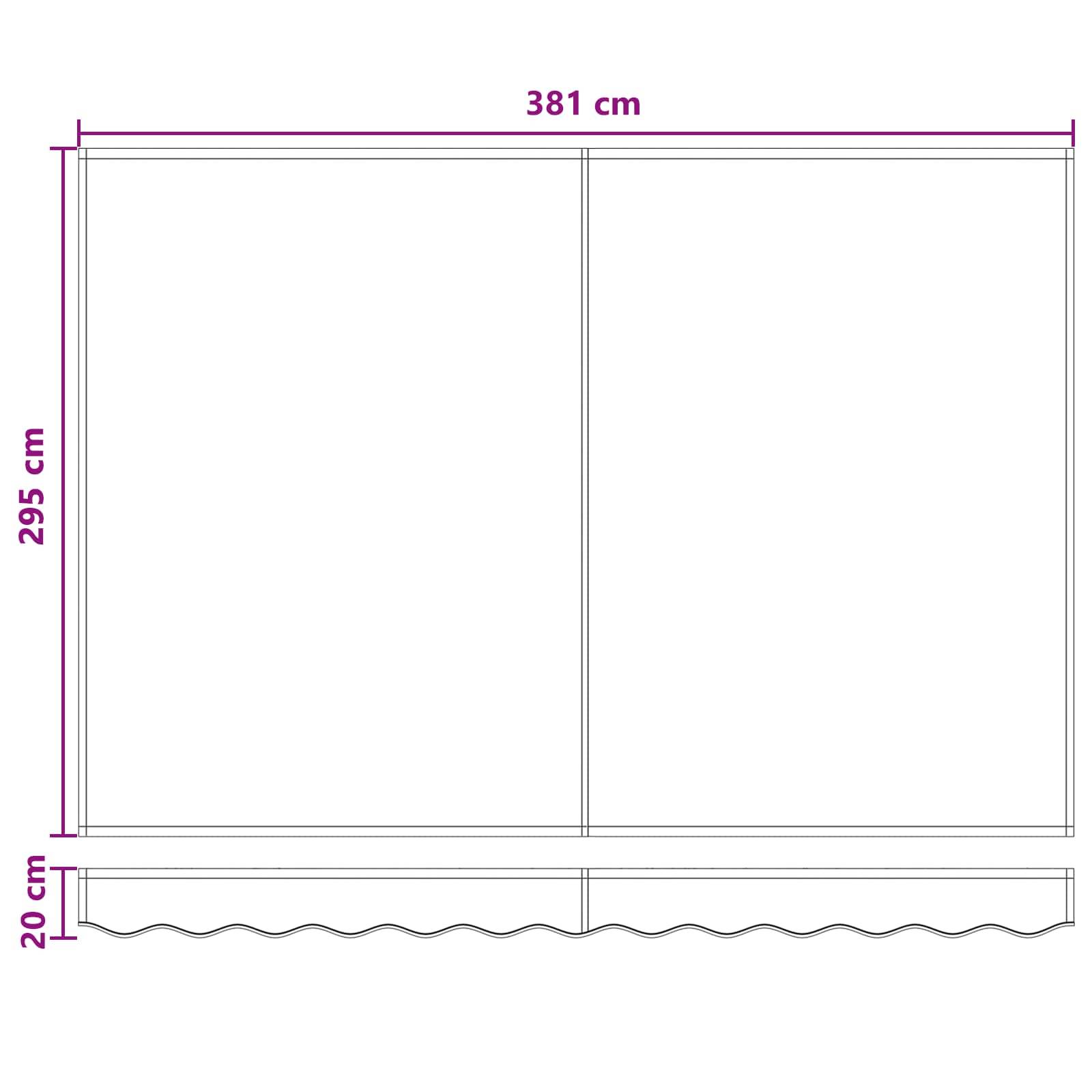 ComfortXL - Store banne manuel aluminium avec LED pour terrasse ombre gris clair 4x3m - ComfortXL Outdoor Living - Image 10