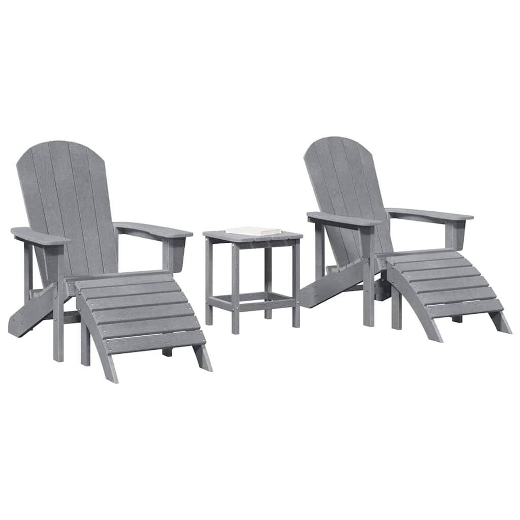 PANGIVO - Chaise de jardin Polyéthylène Gris clair 83 x 74 x 92 cm, Poids :47.84kg - PANGIVO - Image 3