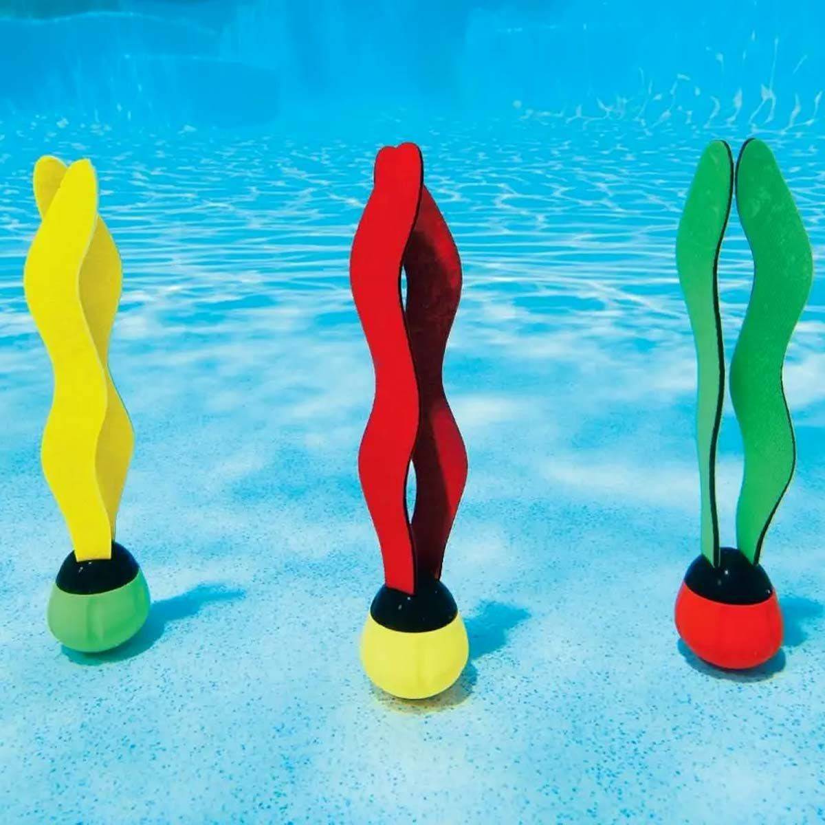Lot de 3 Balles Lestées "Ondulées" 29cm Multicolore - Image 2