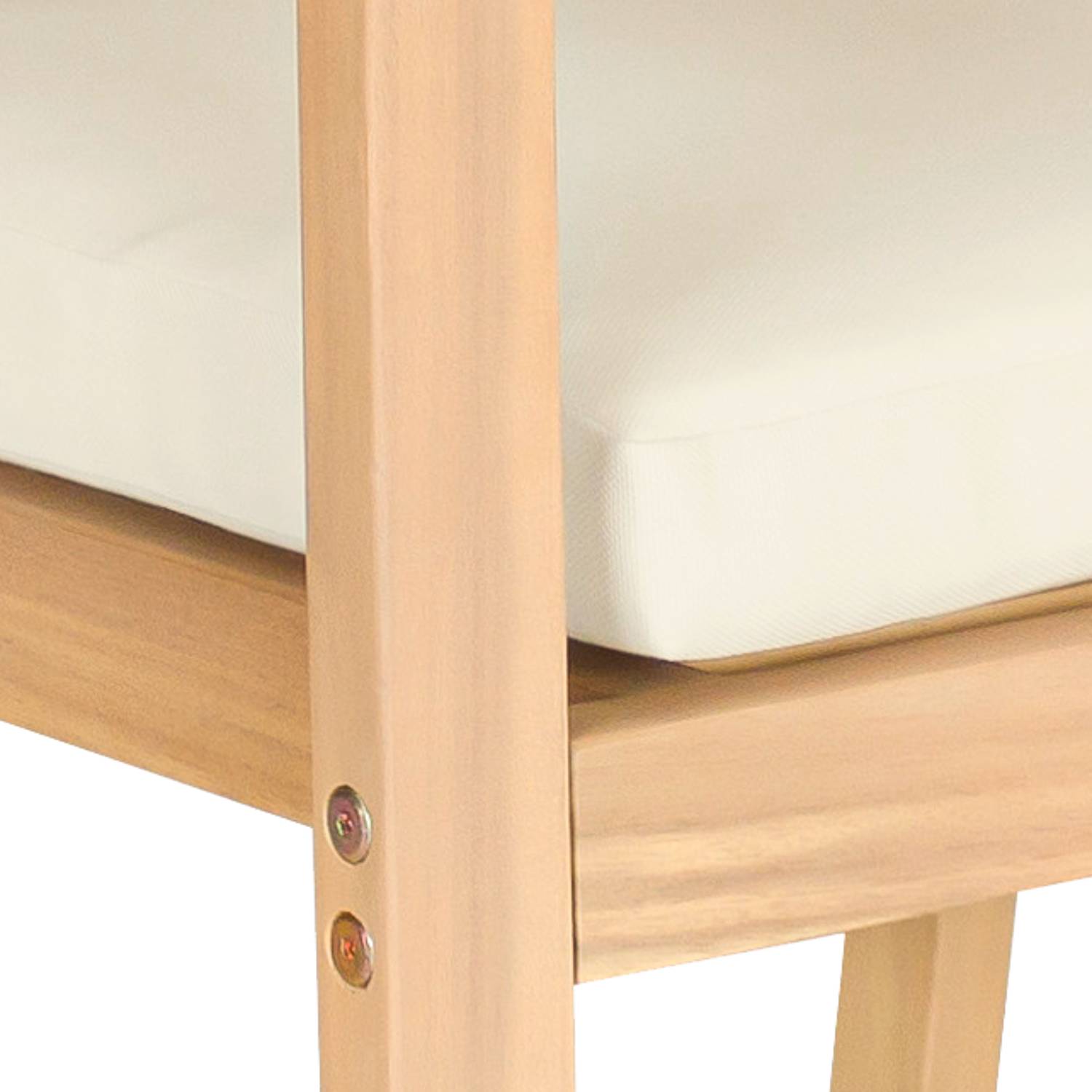 Ensemble table et chaises de jardin 4 places en acacia et céramique FARO - HAPPY GARDEN - Image 9