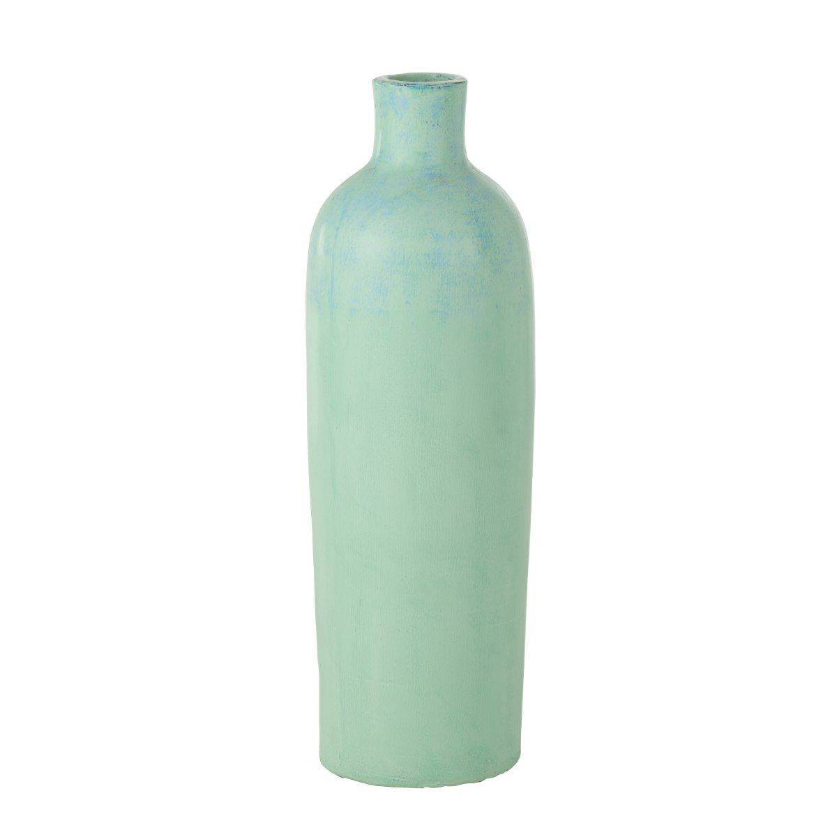 Vase Bouteille Déco "Justine" 80cm Bleu - Image 1