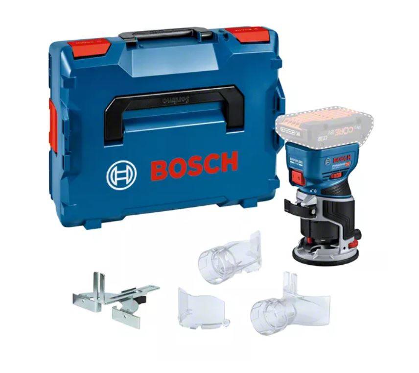 Bosch Professional - Affleureuse 18 V GKF 18V-8 Professional (sans batterie ni chargeur) + coffret L-BOXX - BOSCH - 06016C2001 - Imagen 1