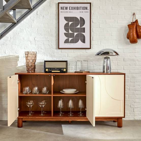 Buffet 3 portes 150 cm Jilani Atmosphera - Image 5