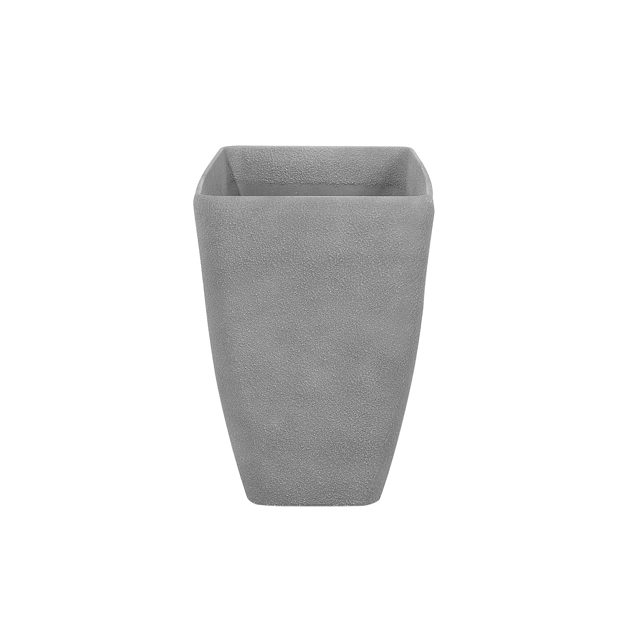 Beliani - Cache-Pot Gris Effet Pierre en Polyrésine 32 x 74 x 45 cm Pot de Fleurs Long et Haut au Design Moderne Idéal pour Extérieur et Intérieur - Imagen 6